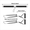 Durable And Safe Tricep Biceps Back Blaster Rope Lat Pull Down Attachment Training Gym Weight Chest Muscle Workout Extension Straps Premium Nylon