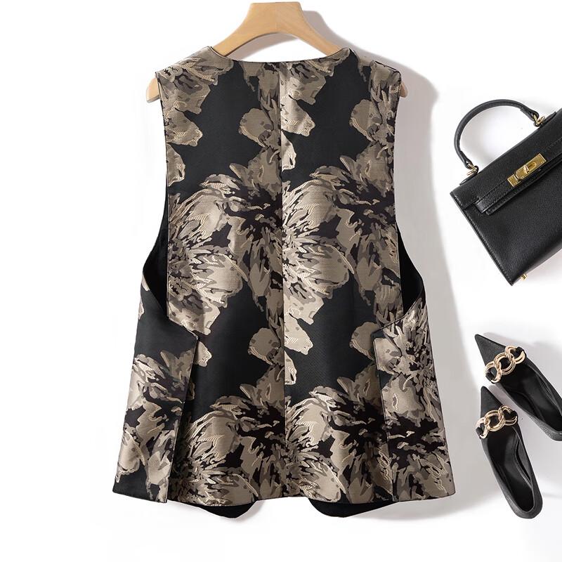 Sibaishe Women's New Chinese Style V-Neck Vest