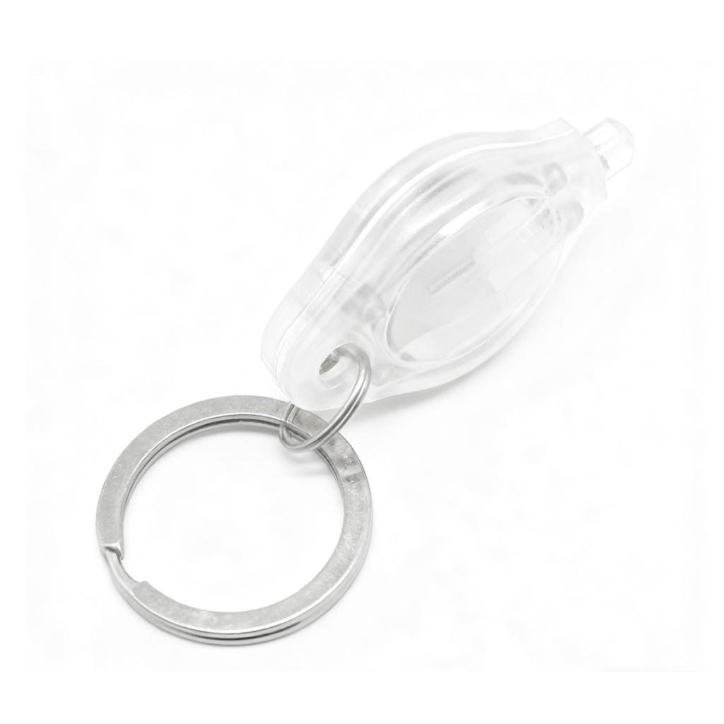Schlüsselanhänger-Taschenlampe Ultra Mini Schlüsselring-Licht Rautenform für UV-Härtung Lila Licht