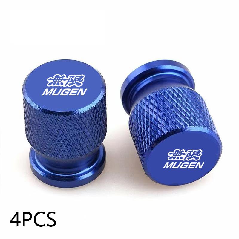 Car Wheel Tire Valve Caps Tyre Stem Covers Airdust Waterproof For Honda Mugen CB400 CB650F CBF CBR250RR CRF SH300 NC750
