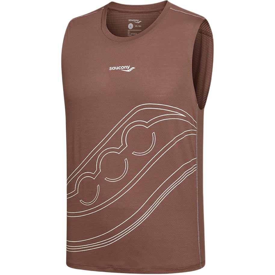 

Saucony Round Neck Pullover Comfortable Sleeveless Vest Men tops SA2269TK41T-RD033 M