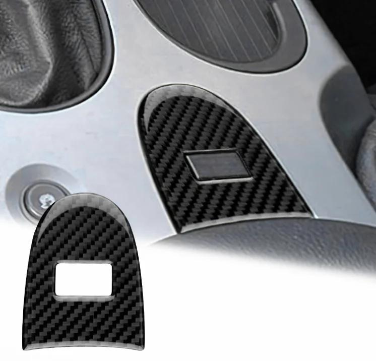 Schaltpanel-Abdeckung Zierleiste für Chevrolet Corvette C6 2005-2007 Innenraumzubehör Carbonfaser-Stil