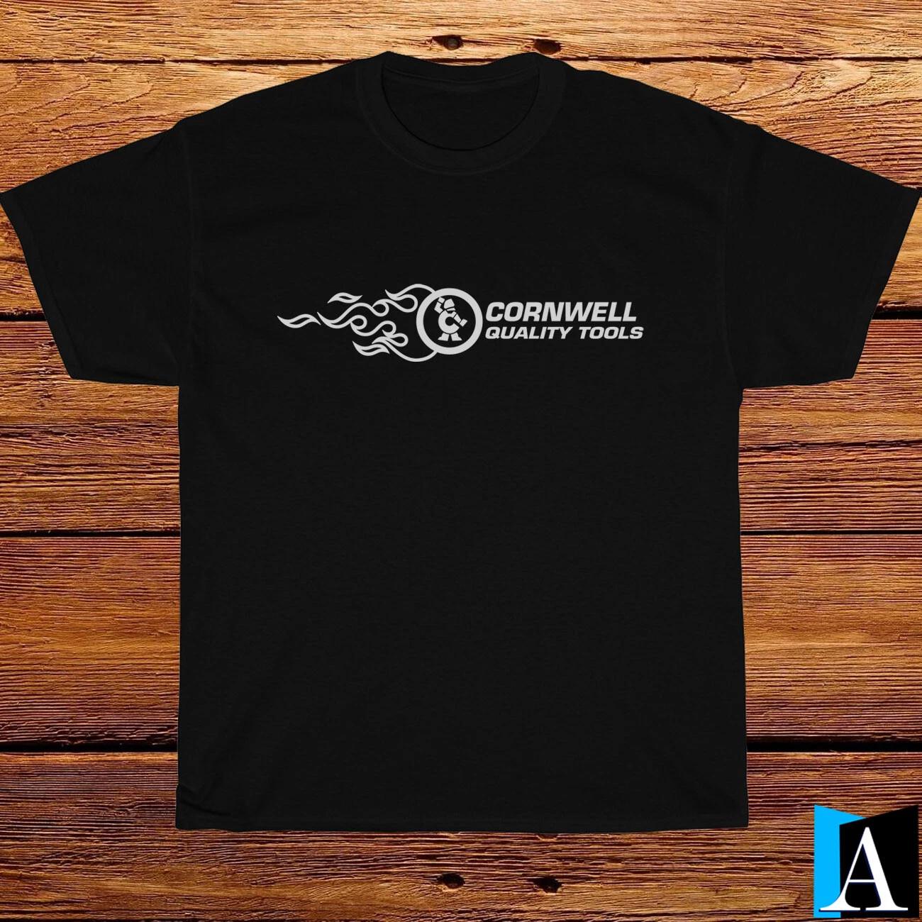 

New Shirt Cornwell Quality Tools Logo Black/White/Grey/Navy T-Shirt Size S-5XL XL