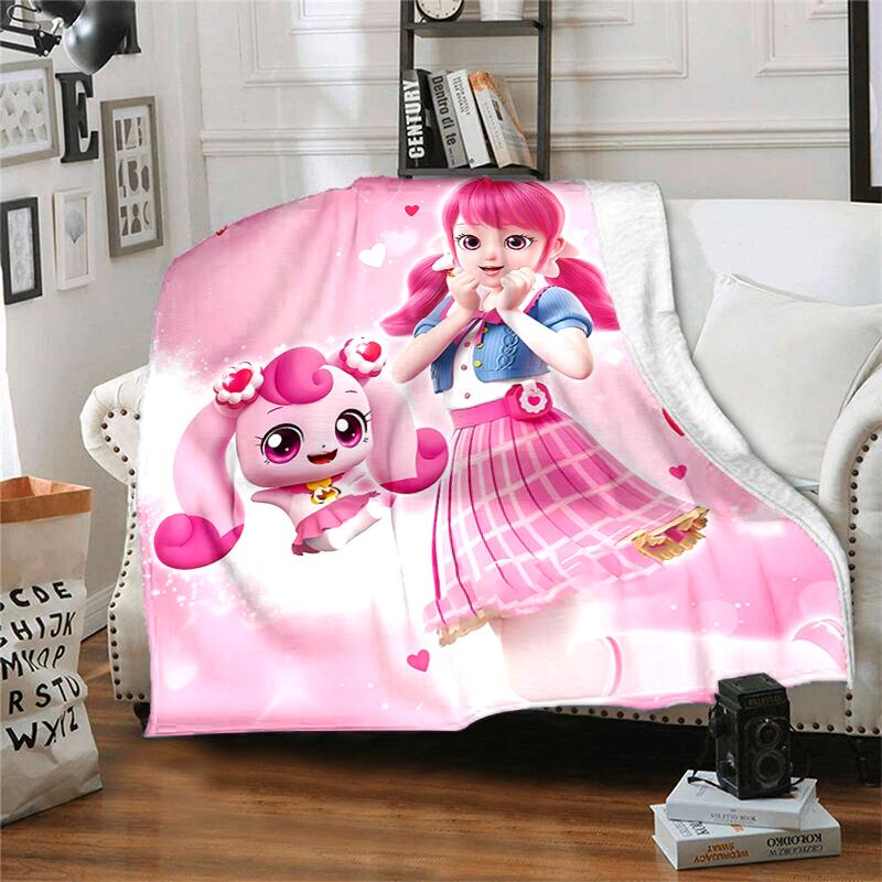 1pc Blanket Catch! Teenieping Print Design, Lightweight Blanket for Sofa, Bed- Soft &Warm, Gift for All Seasons like Christmas, Halloween