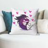 DDeltarunes Spamton Game Pillow Cases for Bedroom Living Room Sofa Home Decor Polyester Cushion Cover with Zipper