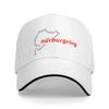 Nurburgring Red Pale Grey and Dark Grey Baseball Cap Vintage Rugby Dad Hat Dropshipping Men Golf Wear Womens