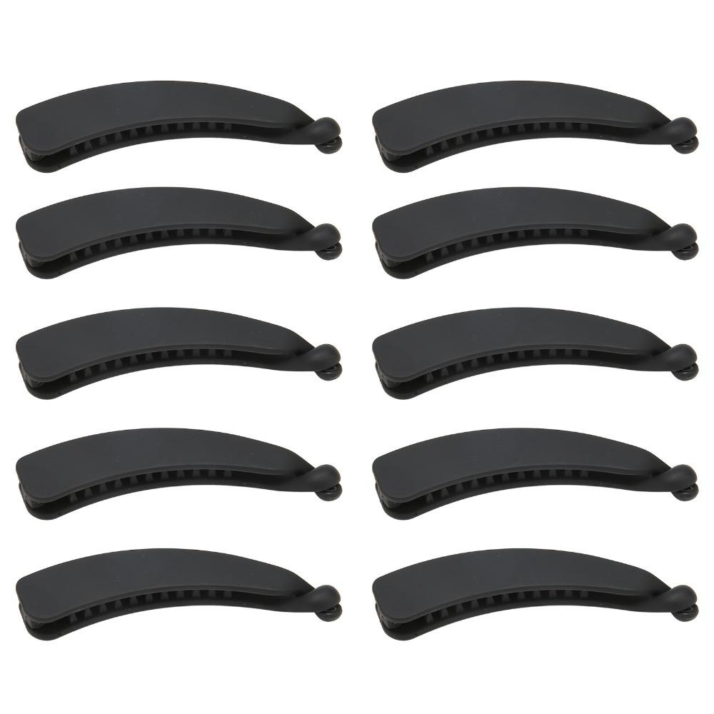 10PCS Sweet Ponytail Holder Elegant Flexible Banana Clip Banana Hair Clip For Women