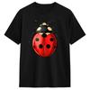 Cute Ladybug T-Shirt Summer Cotton T-Shirts For Men's Harajuku Design Tshirt Short Sleeve Vintage Clothing