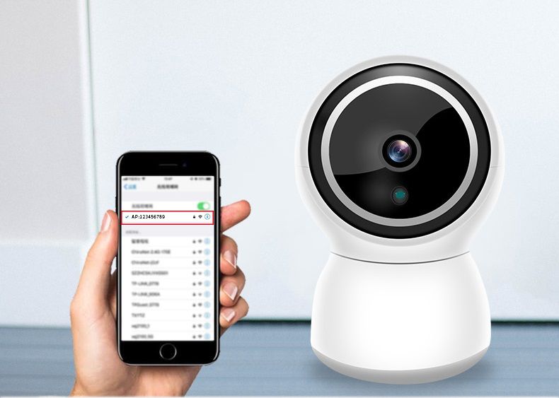 2,0 Megapixel Smart 1080p Wifi IP-Kamera Schwenken/Neigen Automatische Verfolgung Nachtsicht Full HD AP-308ZY-2MP-GA