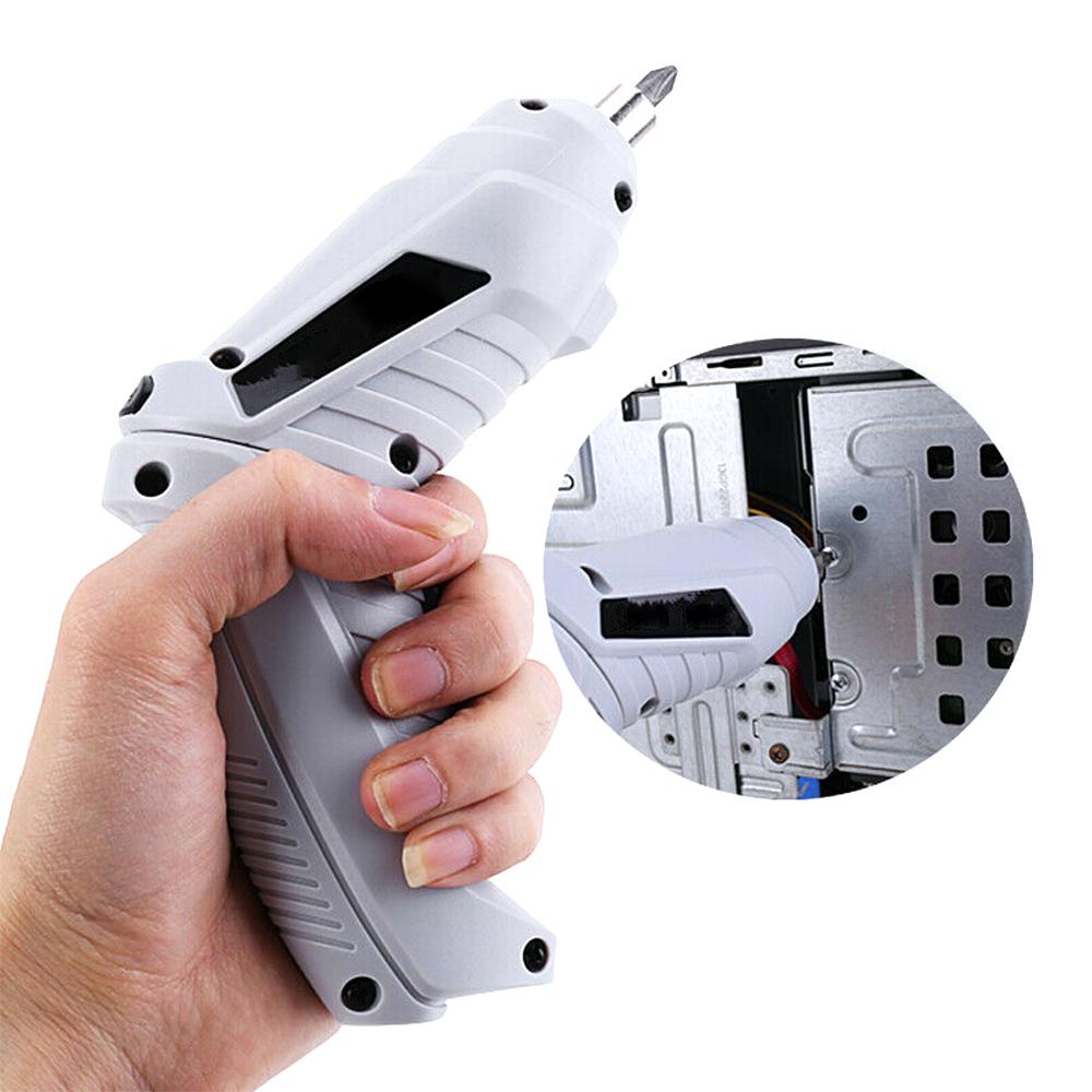Household Electric Screwdriver Rechargeable Cordless Impact Drill Wireless Electric Drill Screwdriver Set Electric Screw Driver