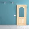 Mini Simulation Wooden DIY Door Furniture for 1:12 Doll House Accessory