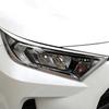 For Toyota RAV4 RAV 4 XA50 - Hybrid ABS black Headlight Decoration Frame  front Head lamp Eyebrow Cover Exterior Sticker