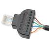 RJ45 Screw Terminal Adaptor Connector Stable Universal RJ45 Male To 8 Pin Screw Terminal Connector Ethernet Extender