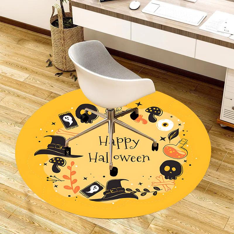 1pc Office Carpet Chair Mats Halloween Party Decorations Perfect for Decorating Office Chairs, Living Rooms, Or Bedrooms.YDT064