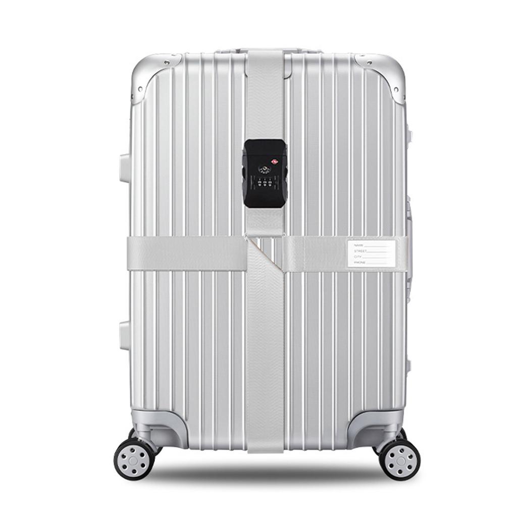 Cintas de Embalagem Cruzadas Ajustáveis para Bagagem com Fechadura de Senha Mantêm Seus Pertences Seguros e Organizados