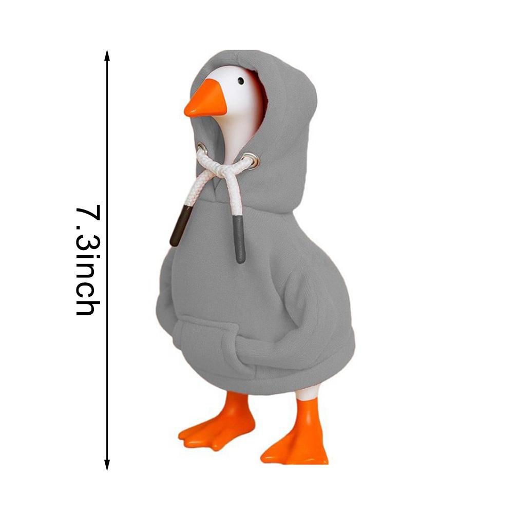 7 Inch Desk Goose Hoodie Made of Soft and Cotton Blend Designed To Resists Dust and Fading Enhancing Desk Decor