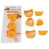 3Pcs Cute Bear Sandwich Mold Bread Cake Biscuit Embossing Device Crust Cookie Cutter Baking Pastry Tools