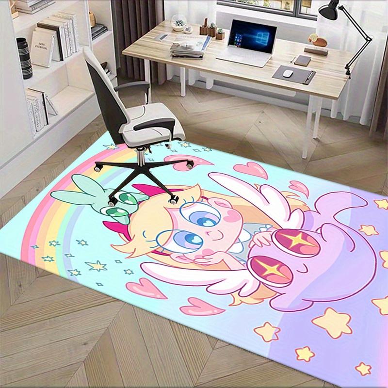1pc Star vs. the Forces of Evil Office Carpet Soft Polyester Entrance Carpet Washable Non slip Machi