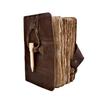 Vintage Handmade Bamboo Lock Journal Leather Bound Journal