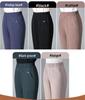 Modische elastische Skinny-Hosen aus Kunstseide mit elastischem Bund für Frauen mittleren Alters und ältere Frauen - Frühling/Sommer, verkürzter Stil