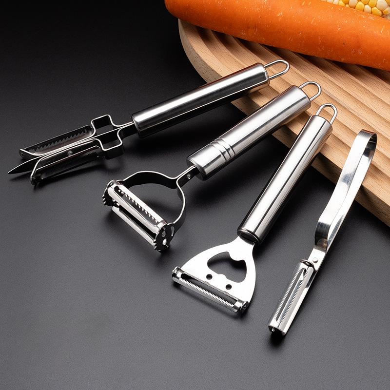 Creative Fruit Vegetable Peeler Stainless Steel Potato Cucumber Peeling Knife Sharp Scraper Planer Home Kitchen Gadgets