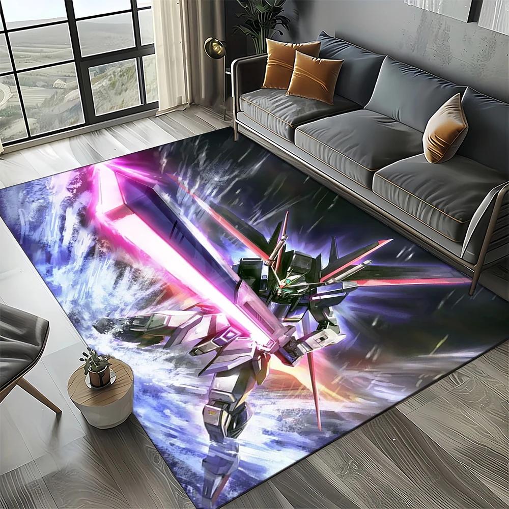 27 Style New Gundam Cartoon Robot Gift 3D Carpet Rug for Bedroom Living Room Home Sofa Decoration,kid Decor Floor Mat