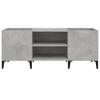 Record Cabinet Concrete Grey 121 x 38 x 48 cm Particleboard