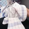 6/12Pcs Kitchen Towels, HOOHNICE, Classic Plaid Dish Towel Scouring Pad