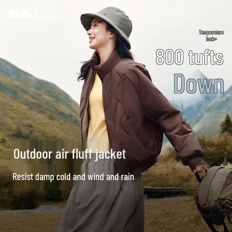 Beneunder Women's Air-Velvet Insulated Outdoor Jacket