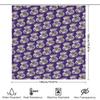 Floral Shower Curtain Botanical Print Nature Bathroom Decor Vintage Washable Fabric Backdrop Waterproof Modern Home Textile
