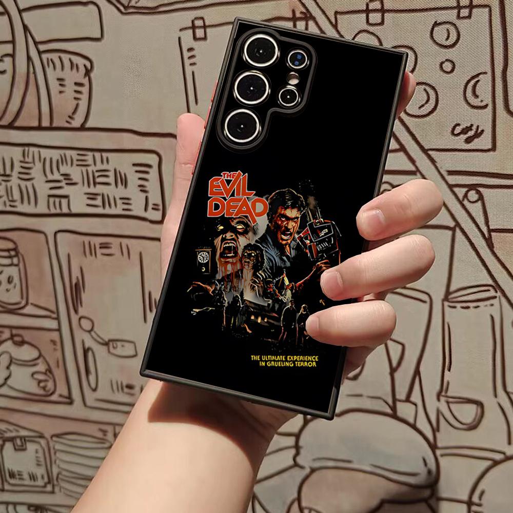 

Evil Dead Horror Movie Phone Case For Samsung S25 Ultra S23 S24 Fe S21 S22 Plus S23 Fe S24 Ultra S21 Fe Matte Cover Samsung S25 Ultra