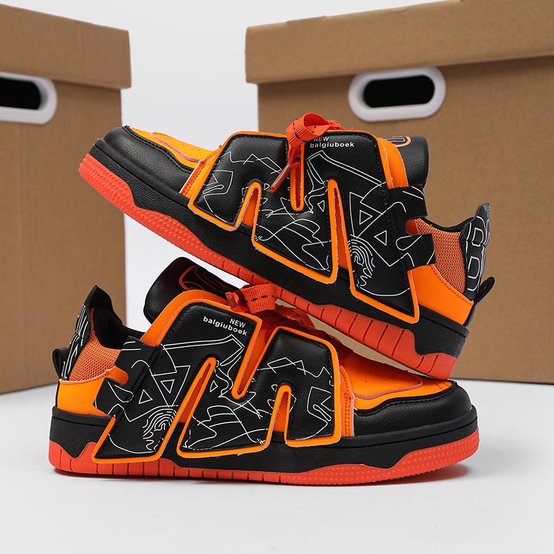 

Нове чоловіче модне баскетбольне взуття, дихаюче спортивне взуття, тенісні кросівки 44