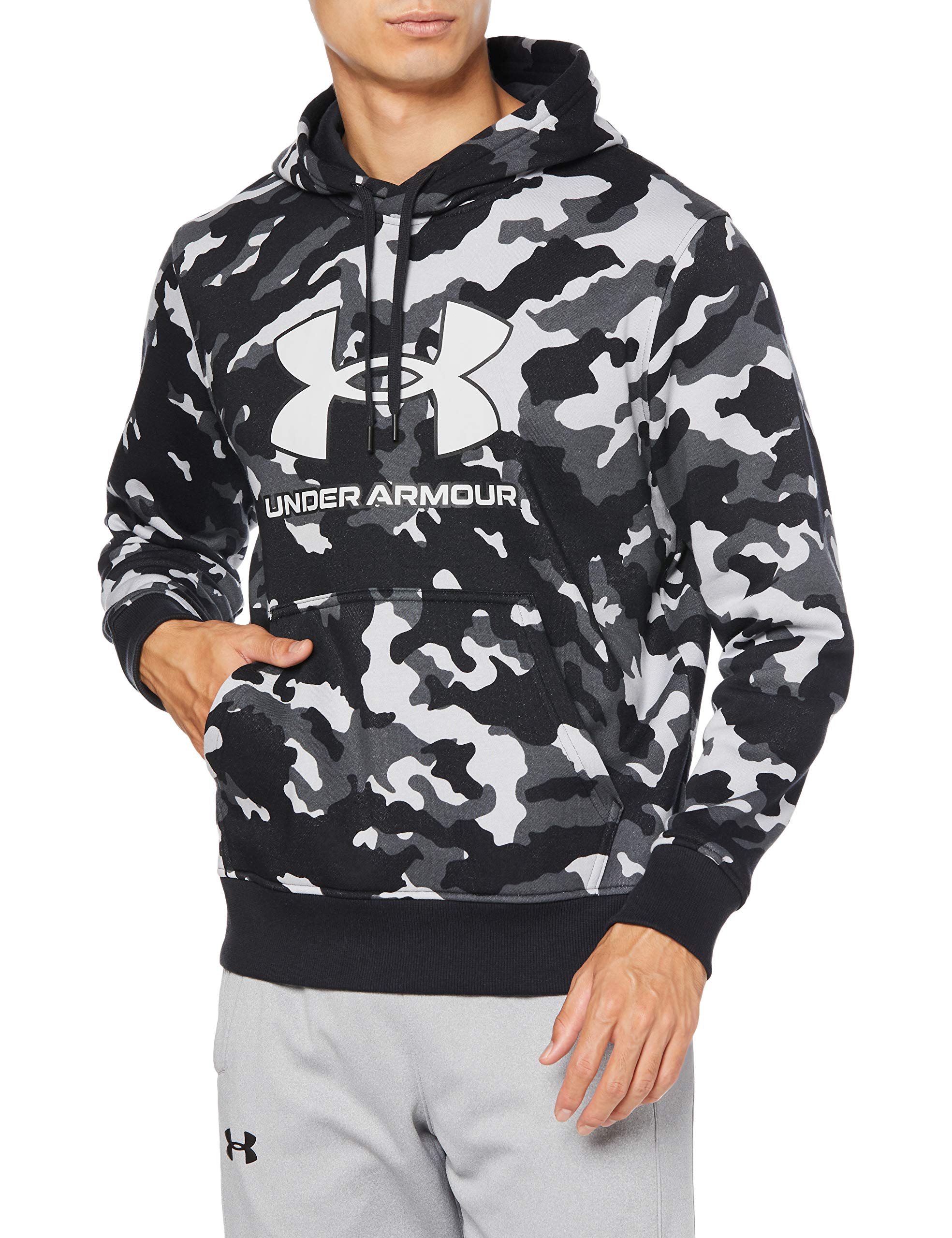 

Under Armour UA Rival Fleece BL Printed Size Small to Japanese size Sweatshirt, Men s, 001, Japan, (equivalent S)