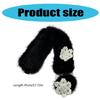 Artistic Youth Scarf Daily Wearing Scarf Female Skinny Scarf Ladies Warm Scarf for Winter Sports and Casual Wear