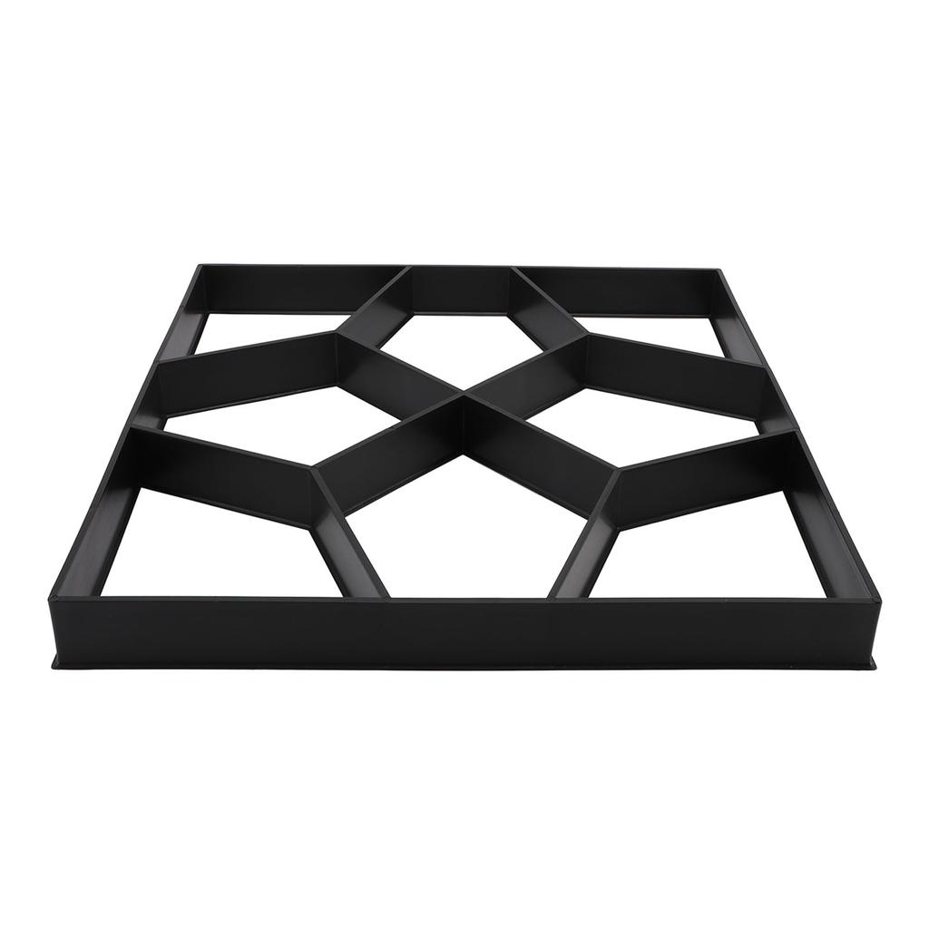 Gehwegmacher 15,7 Zoll ABS Wiederverwendbarer Pflaster Beton Pfadmacher Trittstein Pflasterstein für Rasen Garten Terrasse Hof