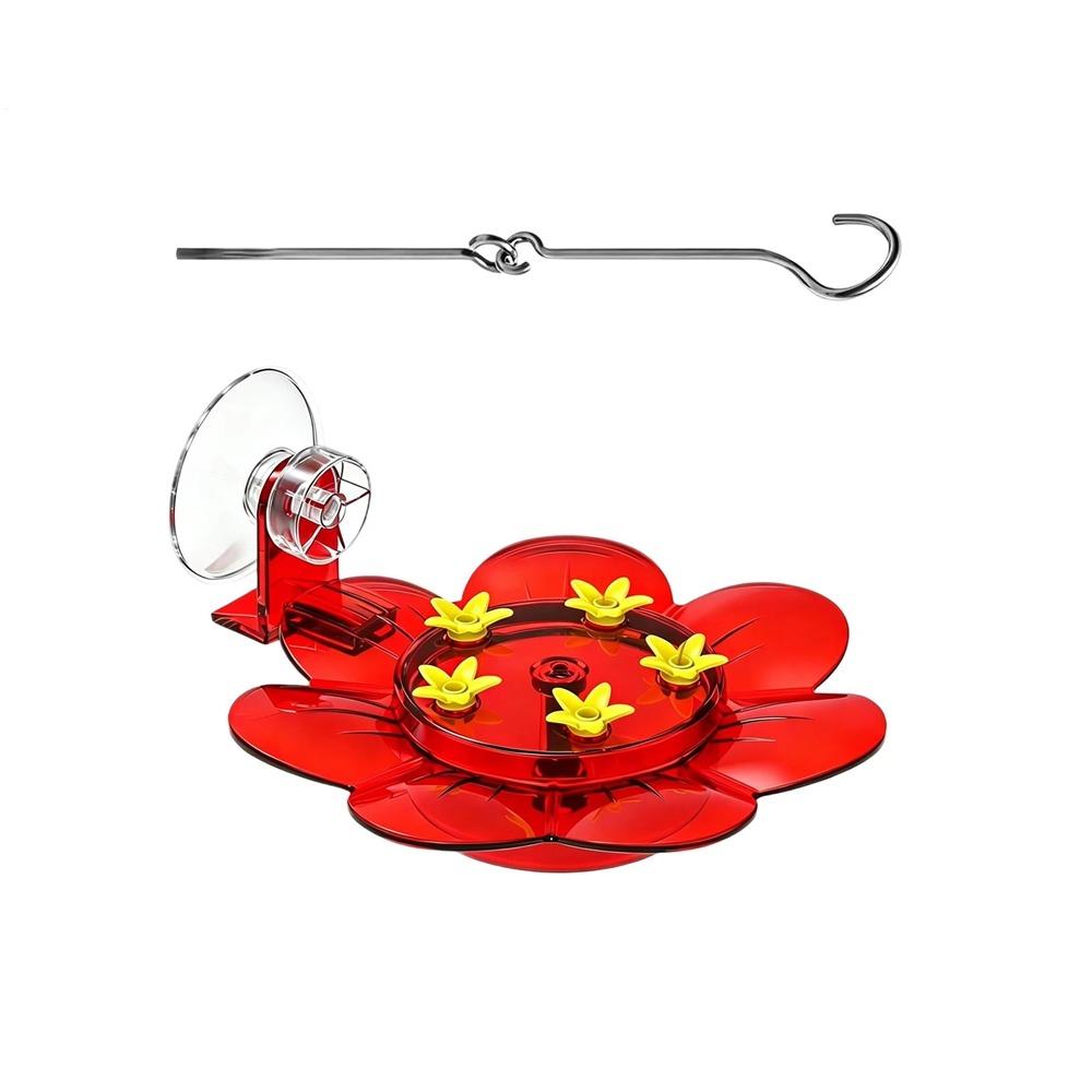 Decorative 2 in 1 Bird Feeder Weather-Resistant Hummingbird Feeder Hanging Feeder for Homeowners