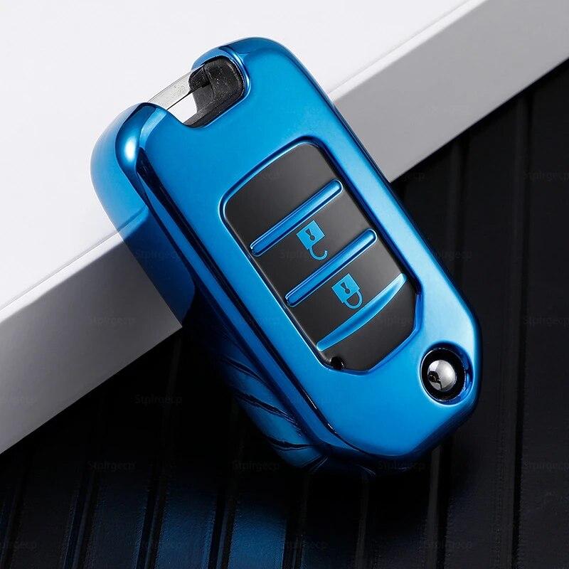 Placare TPU Carcasă pentru chei de mașină Husă Shell Fob pentru Honda Civic HRV CRV XRV CR-V Crider Odyssey Pilot Fit Accord Protector Accesorii