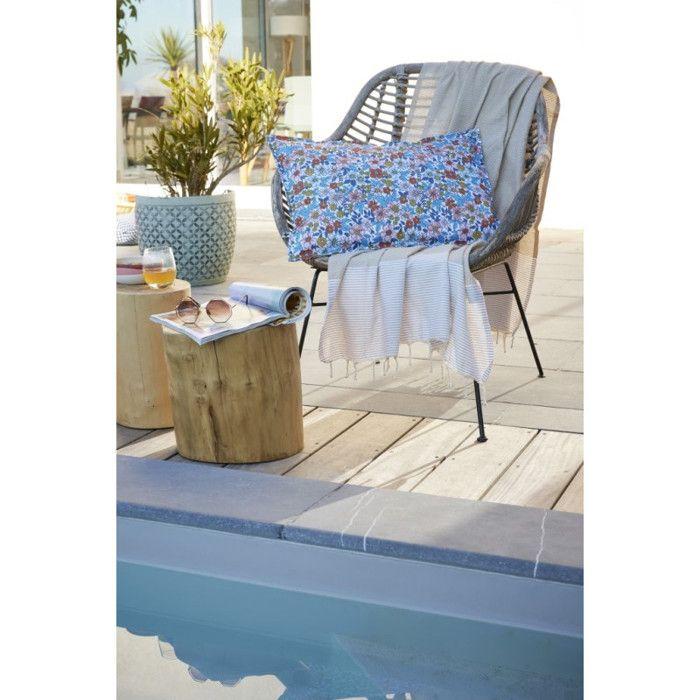 "Outdoor" Cushion Cover All Sizes The Butterfly Effect - Danaé - Cushion Cover 40 X 60 Cm