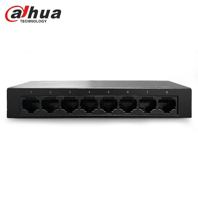 

Dahua 8-Port Full Gigabit Surveillance Data Switch CN plug (adapter included)