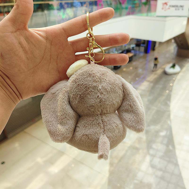 12CM New Cute Nerdy Elephant Plush Doll Children Cartoon Animal Plush Stuffed Keychain Backpack Pendant Kid's Party Toy Gifts