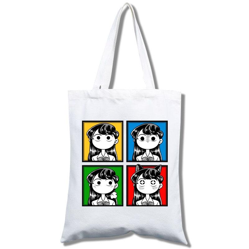 У Куми расстройство речи, Сумка-шоппер из холста Сумка-тоут Сумка из холста non-zipper style 1