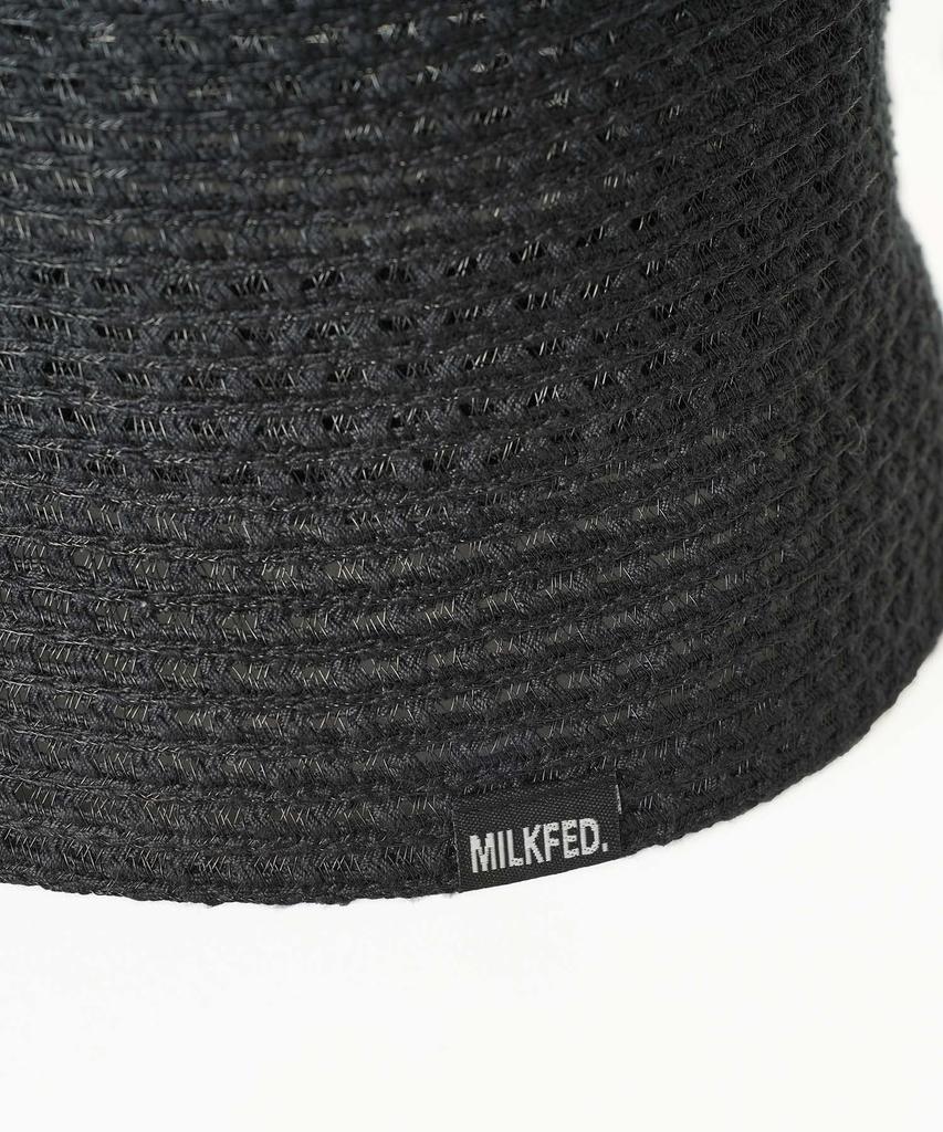 Hat PLANE BLADE HAT BLACK [Milkfed] Women's