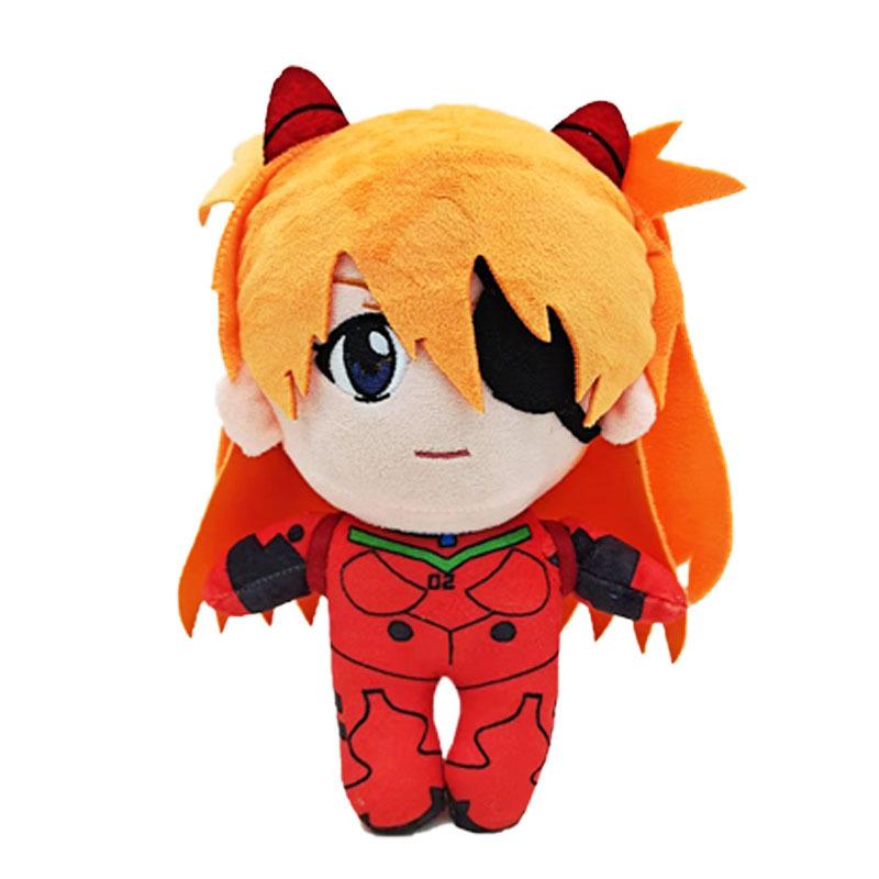 Plyšová Ayanami Rei Plyšová Asuka Langley Soryu Plyšová Rei Plněná Ray Japonské Anime Kawaii Roztomilé Kreslené Hračky Panenky Postel Dárek