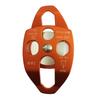 Stainless Flexible Active Pulley Sideplate Single Sheave Pulley 360degree Wwivel for Rock Climbing Hauling Gear 28KN