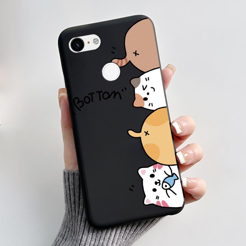 Husă Drăguță Pentru Google Pixel 3/Pixel 3XL Carcasă Imprimată Funda Pentru Google Pixel 3A XL Coque Husă Protectoare Carcasă Moale din Silicon