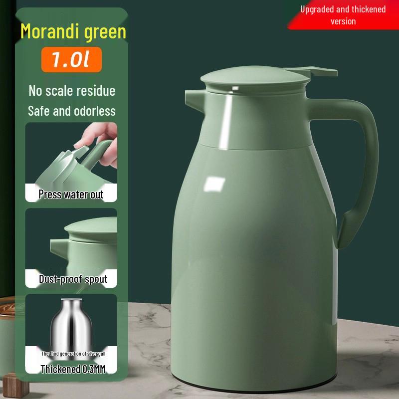Large Capacity Glass Liner Warm Water Thermos - New Model for Dorms and Homes