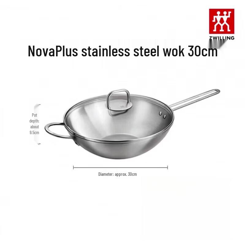 Zwilling TWIN Nova Plus 30cm Wrought Iron Chinese Wok