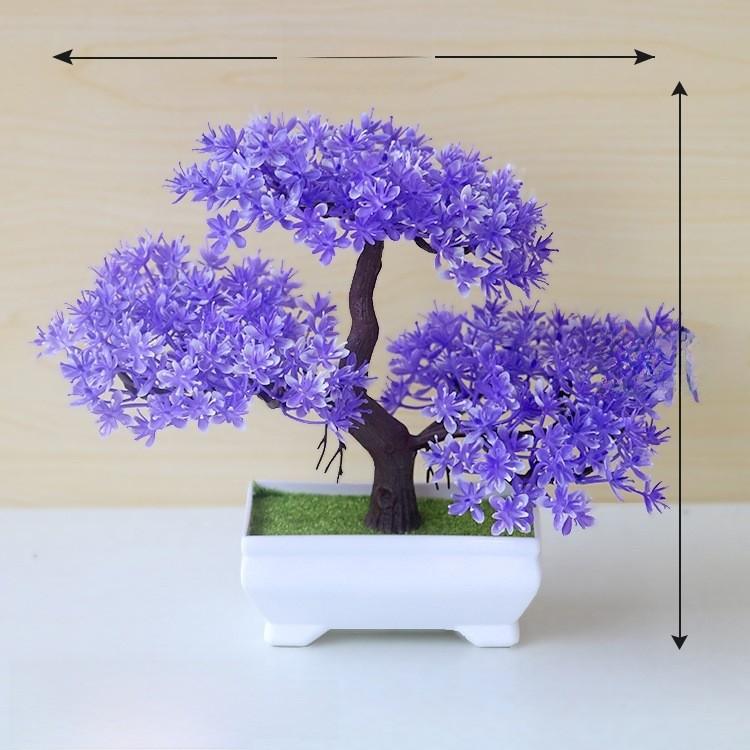 The Pine Artificial Greeting Guests Potted Plant Indoor Use For Desktop Decor
