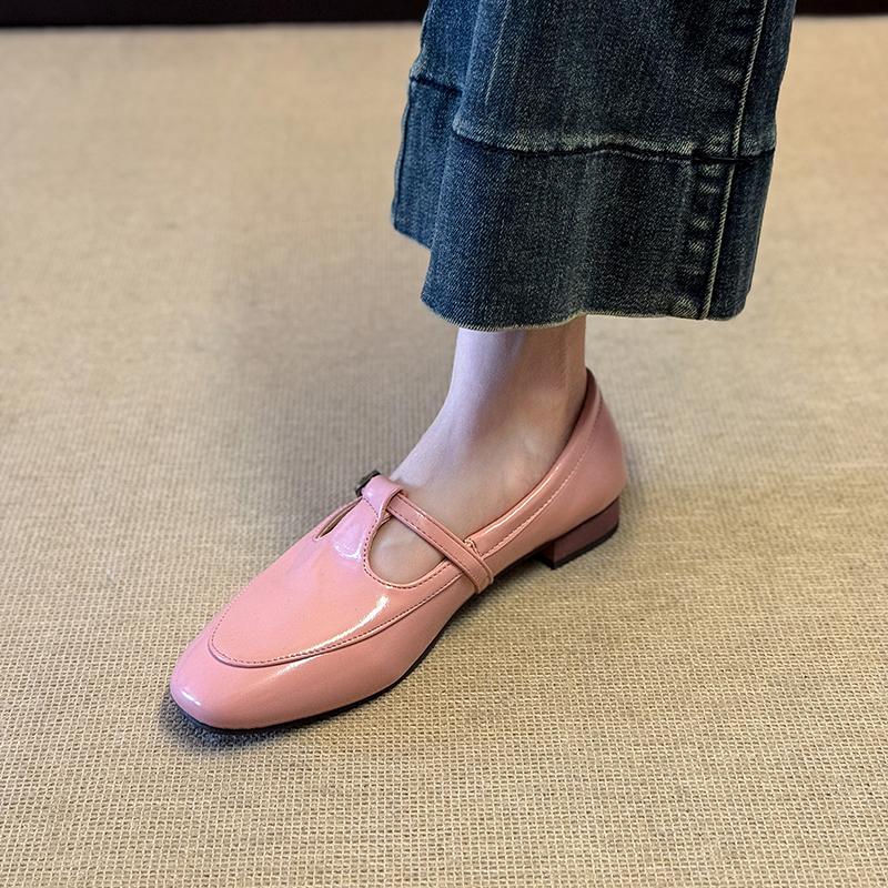 Fashion Women's Flats Loafers Shoes Casual Sneakers Shallow Mary Jane Shoes 2025 Summer New Sandals Walking Leather Zapatillas De Mujer