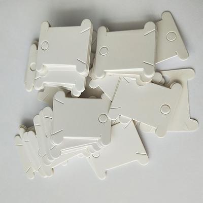 200Pcs Hard Cardboard Floss Bobbins Thread Bobbin Needlework Tool Spool Holder For Cross Stitch Embroidery Cotton Thread Diy